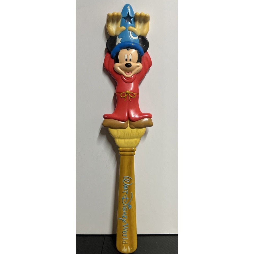 Vintage Walt Disney World Mickey Mouse Fantasia Sorcerer Back Scratcher 15in